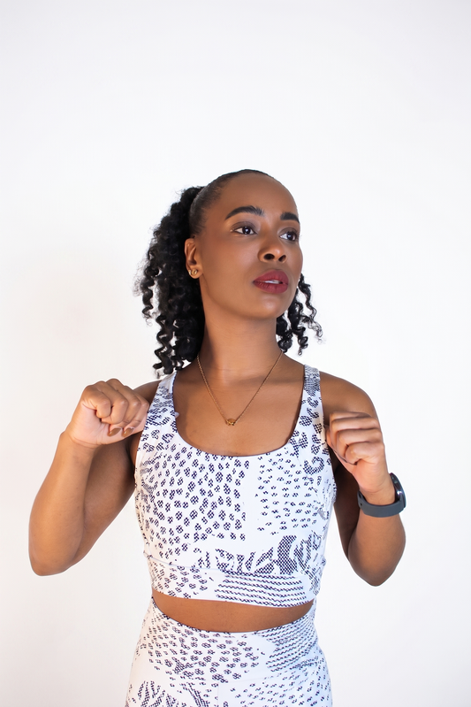 TOP JACQUARD B&W